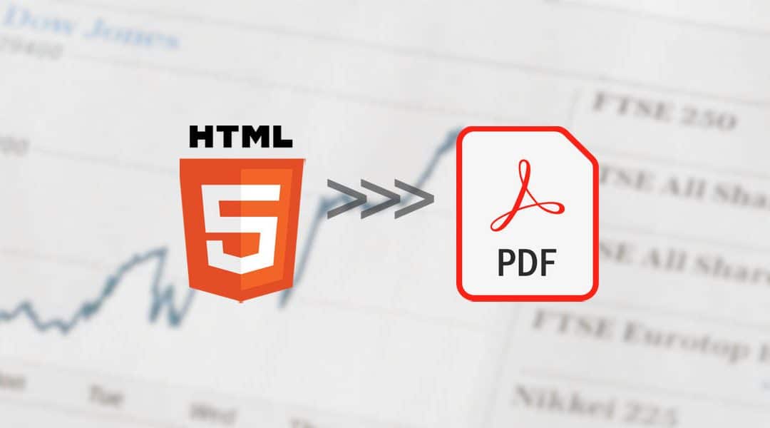 Custom reporting tool from HTML to PDF: flexible, straightforward & regulatory compliant